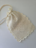 Handmade Crochet Filet Pouch Bag