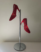 Unique Sculptural Red High Heel Shoe Lamp