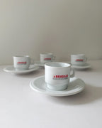 Brasilia Espresso Cups & Saucers Set