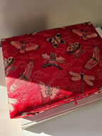 Vintage Chinese Brocade Jewellery Box