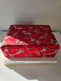Vintage Chinese Brocade Jewellery Box