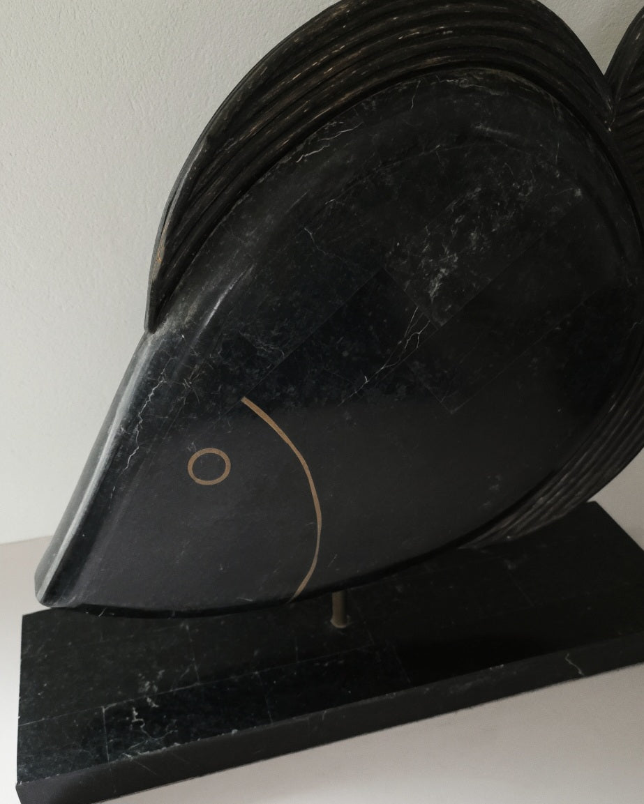 Rare Maitland Smith Fish Sculpture Circa 1980s