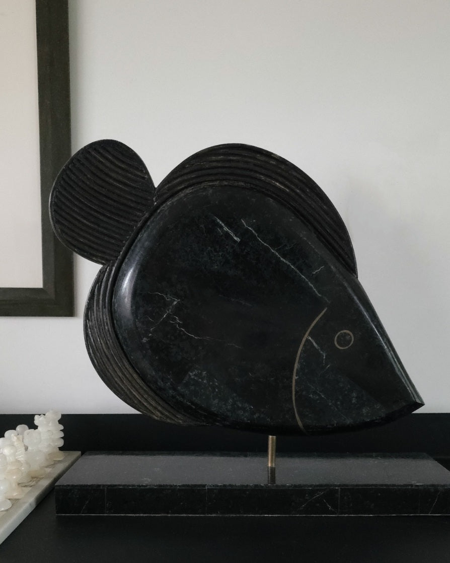 Rare Maitland Smith Fish Sculpture Circa 1980s