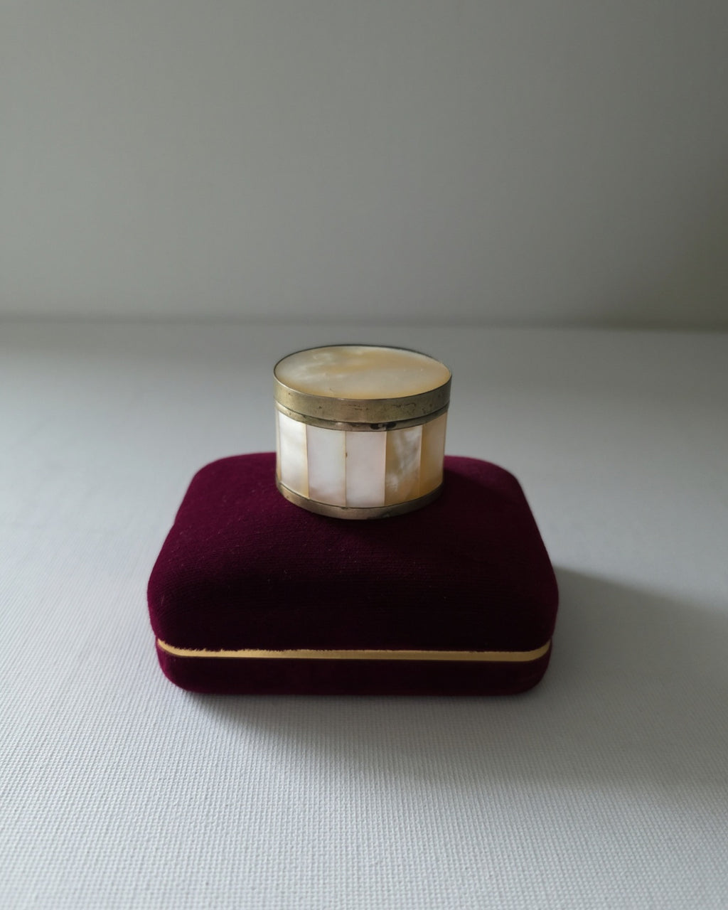 Vintage Mother of Pearl Pill Box
