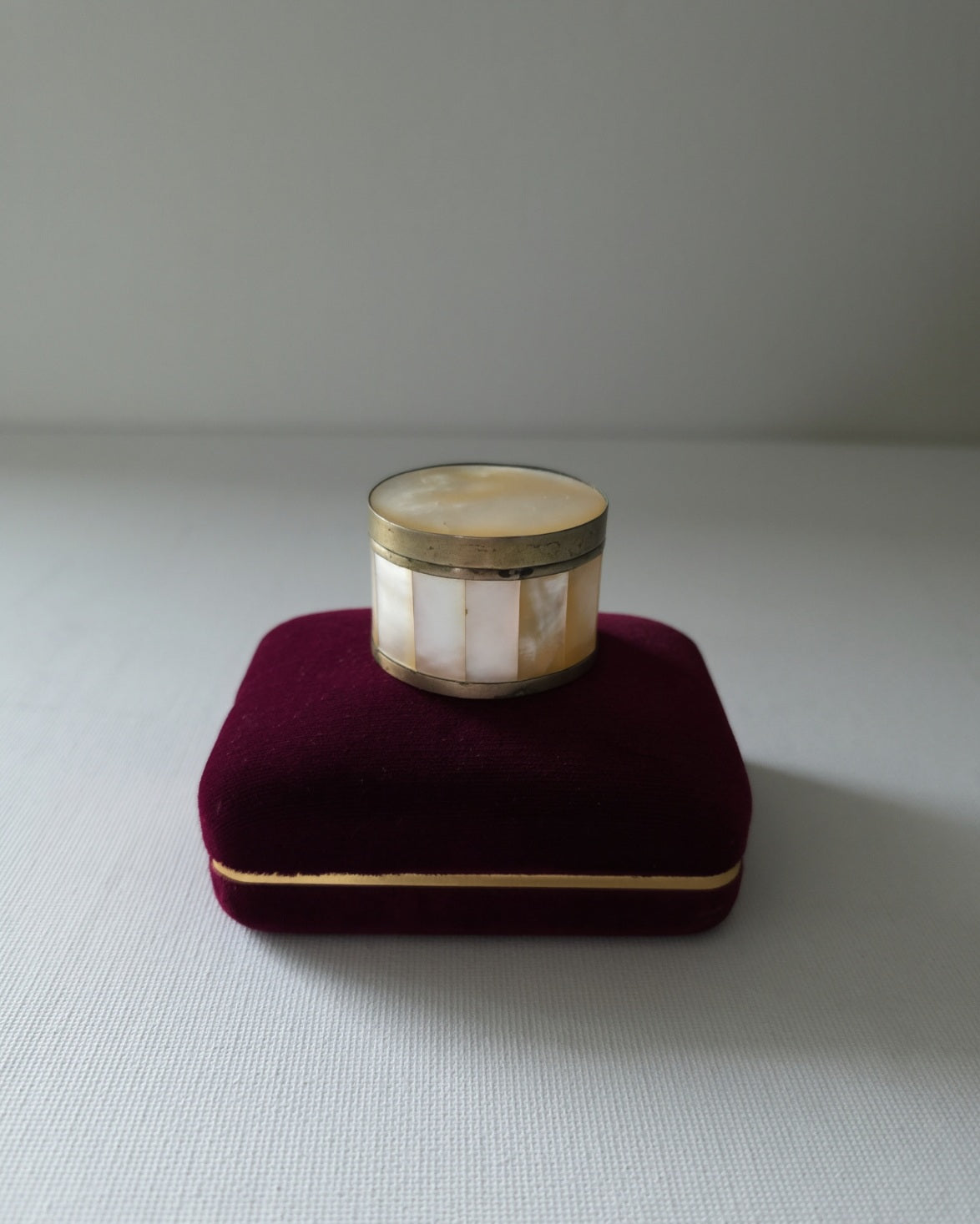 Vintage Mother of Pearl Pill Box