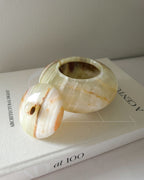 Vintage Onyx Bowl with Lid