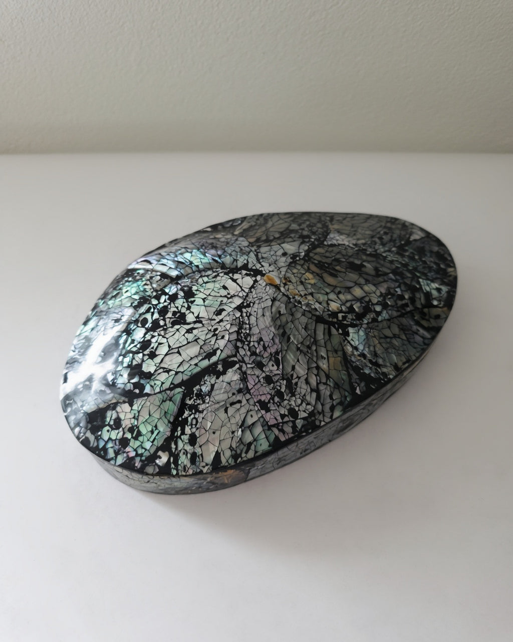 Large Paua Shell Jewellery Box