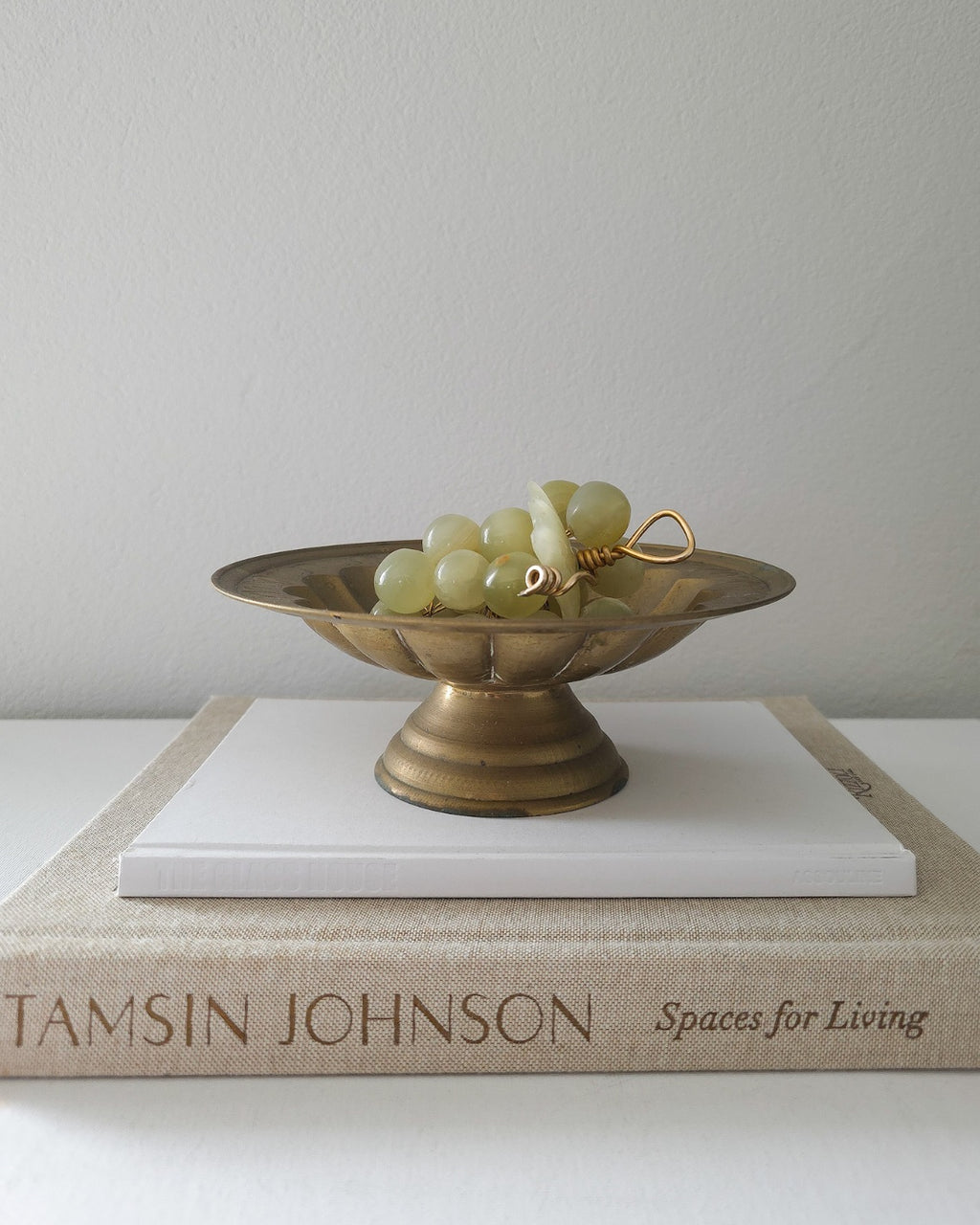 Vintage Brass Pedestal Bowl