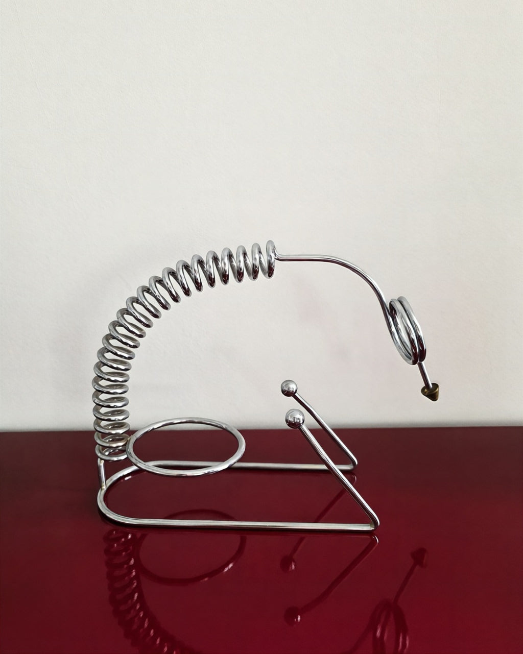 Post Modern Chrome Wine Holder