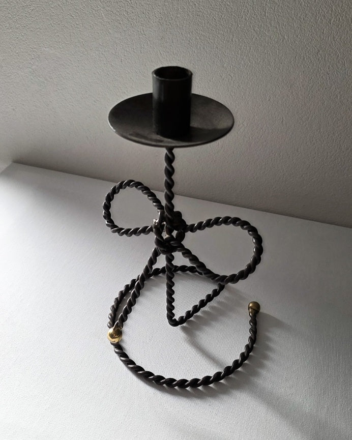 Vintage Ribbon Candle Holder