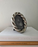 Pewter Finish Twisted Rope Picture Frame
