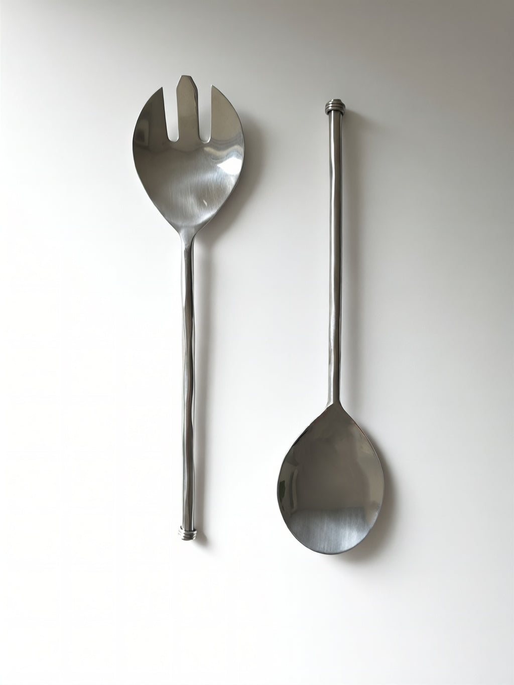 Unique Stainless Steel Salad Servers