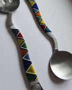 Beaded Wavy Salad Servers
