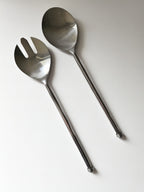 Unique Stainless Steel Salad Servers