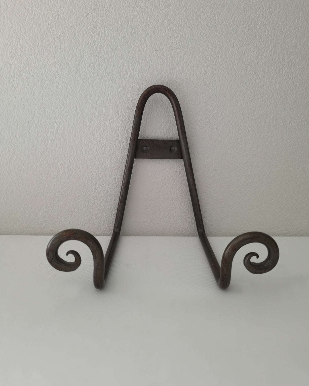 Wrought Iron Hooks/Plate Stand