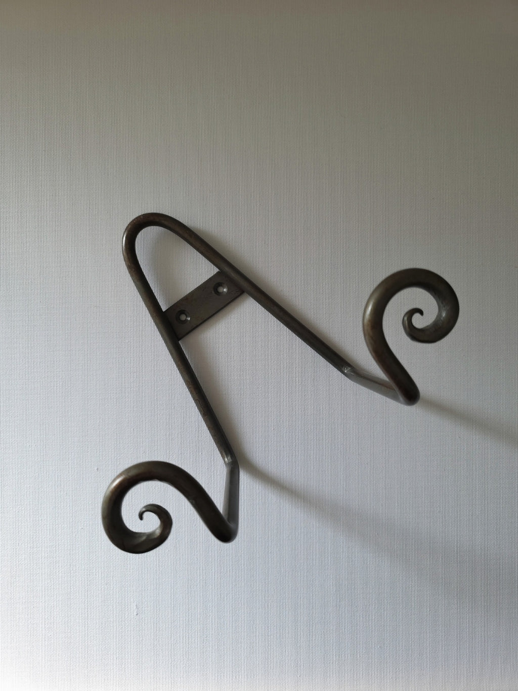 Wrought Iron Hooks/Plate Stand