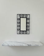 Vintage Scroll Frame Mirror