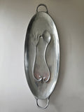 Vintage Cast Aluminium Tray