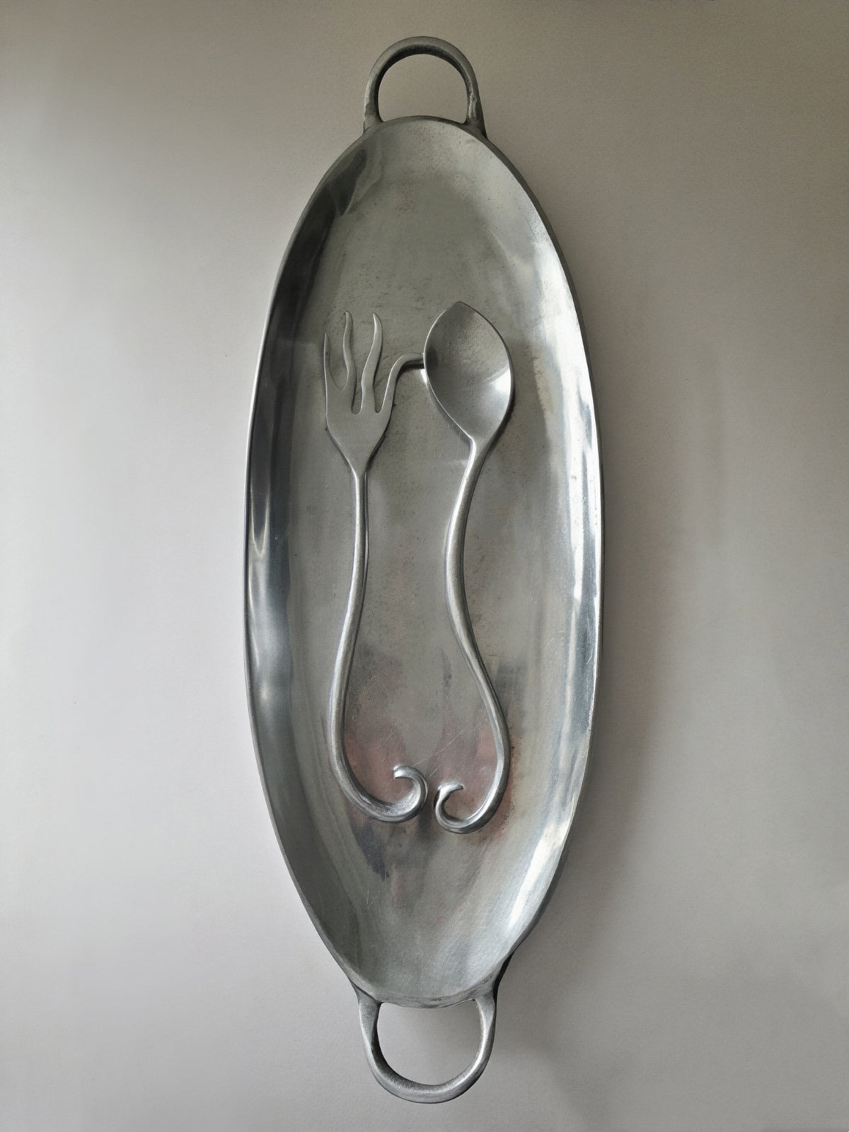 Vintage Cast Aluminium Tray