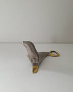 Vintage Silver Plated & Brass Seal Bottle Opener
