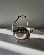 Vintage Silver Plated Bon Bon Dish with Ball Feet