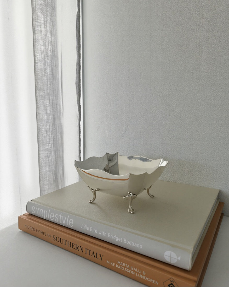 Vintage Footed Silver Plate Bowl