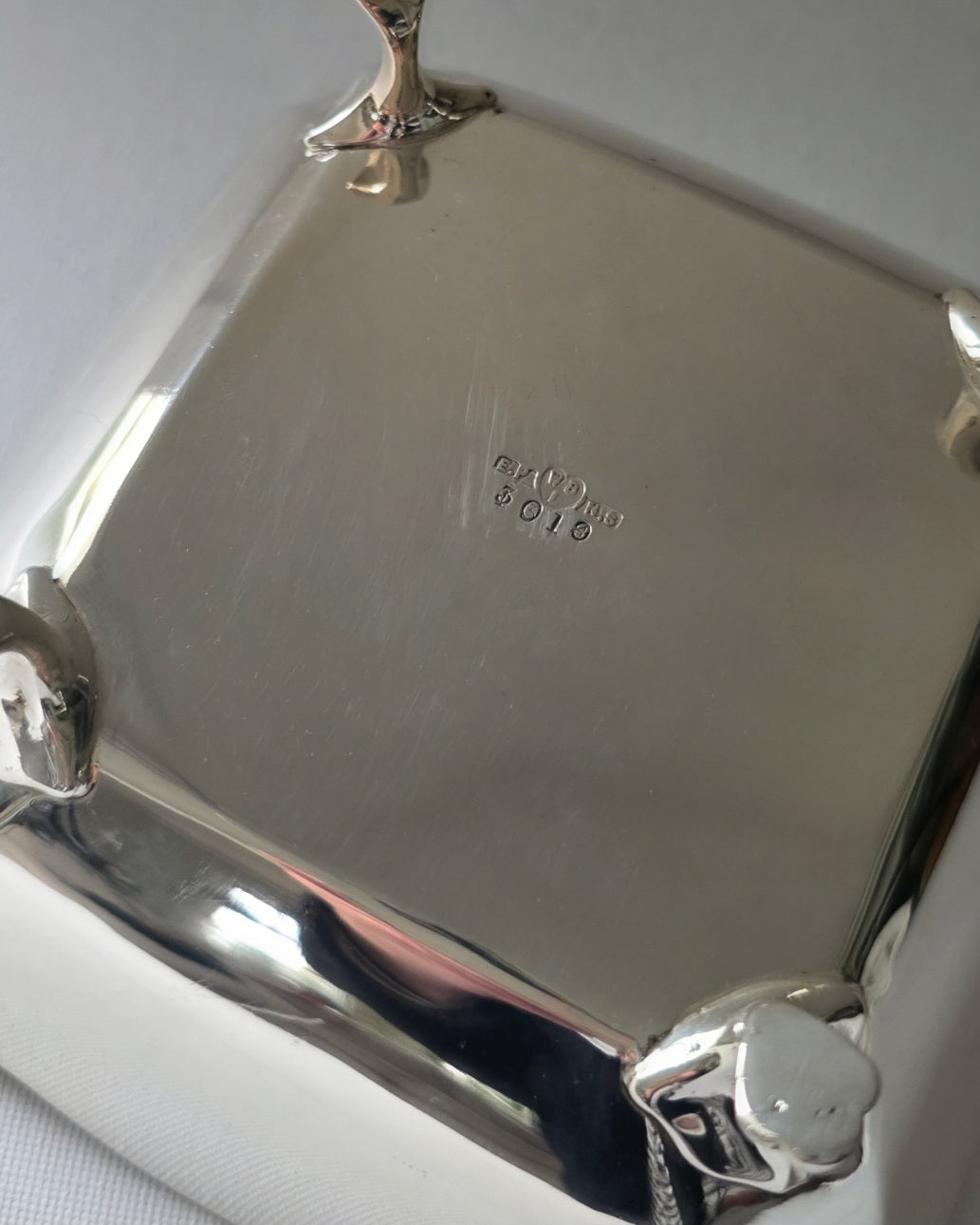 Vintage Footed Silver Plate Bowl