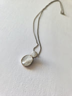Sterling Silver Mother of Pearl Necklace