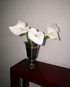 Vintage Metal Pedestal Vase