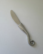 Vintage Sculptural Spiral Cheese Knife