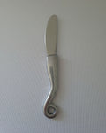 Vintage Sculptural Spiral Cheese Knife