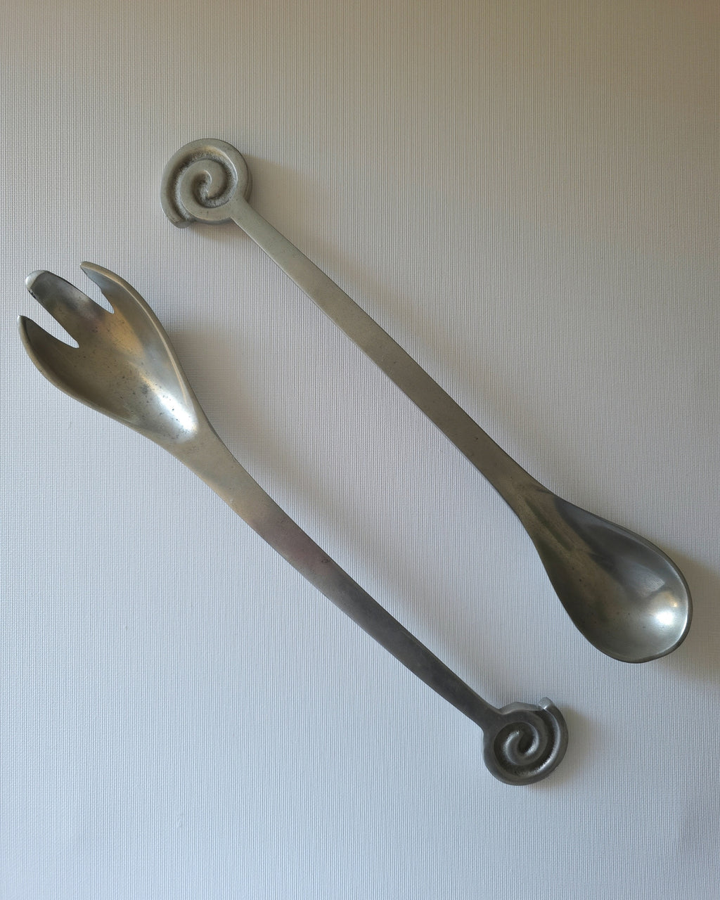Vintage Spiral Handle Salad Servers
