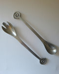 Vintage Spiral Handle Salad Servers