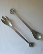 Vintage Spiral Handle Salad Servers