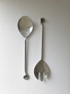 Vintage Spiral Salad Servers