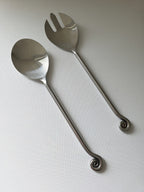 Vintage Spiral Salad Servers