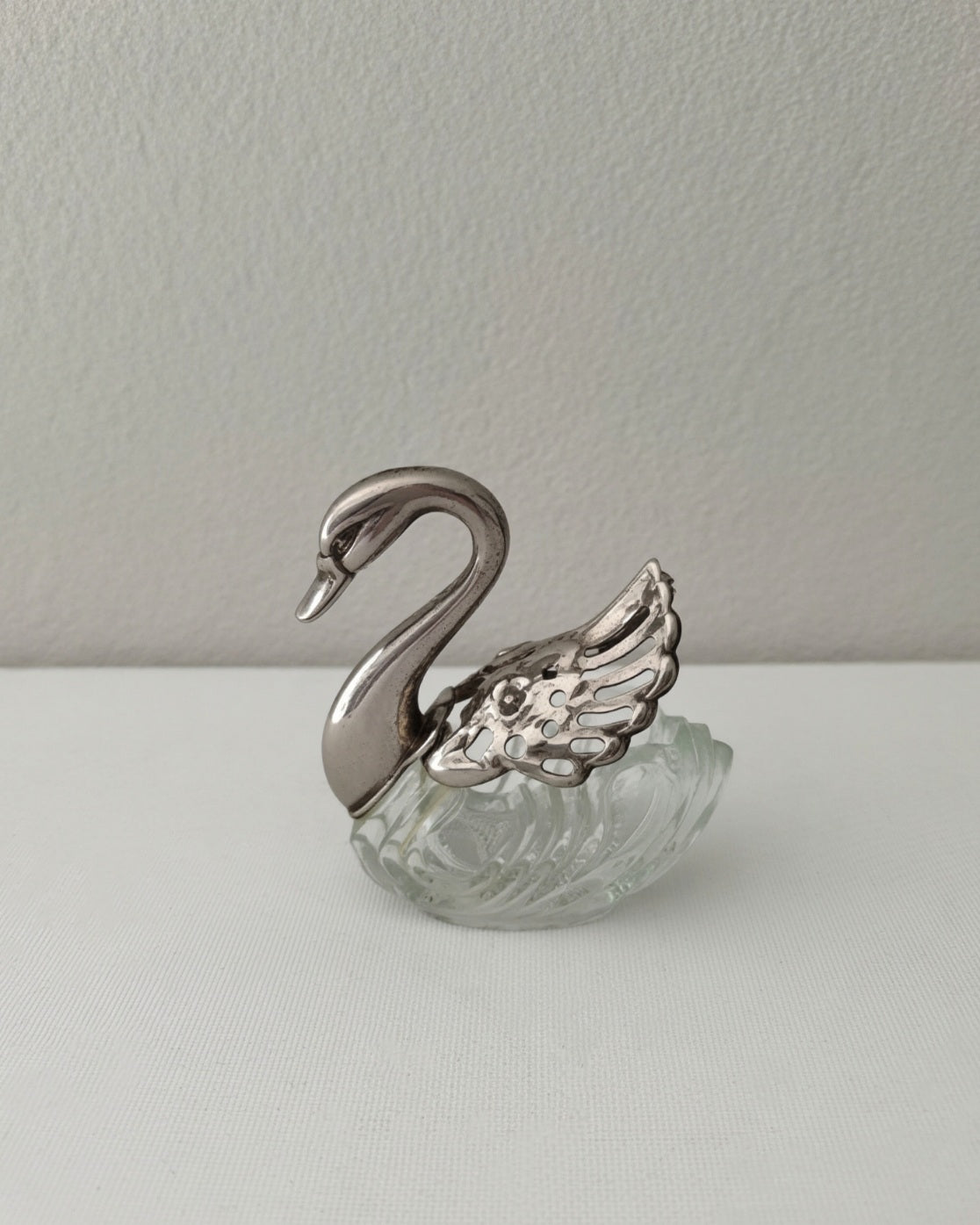 Vintage Swan Salt Cellar/Trinket Dish