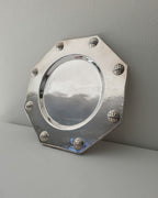 Vintage Octagonal Silver Plated Tray by Valenti Spain