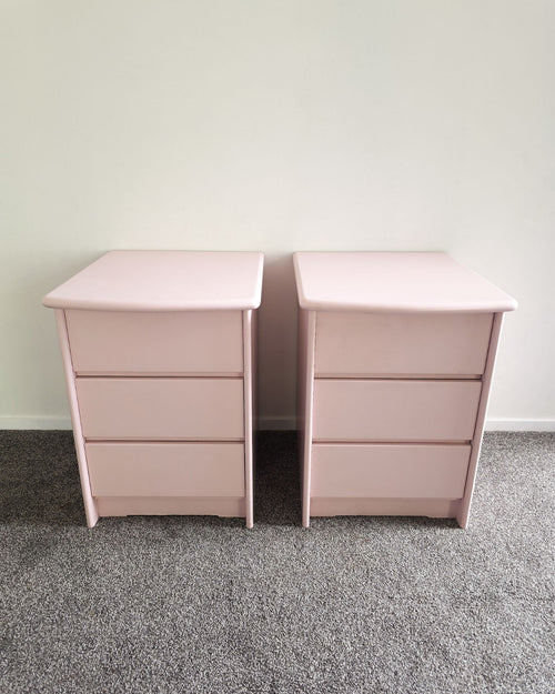 1990s Pink Nightstands