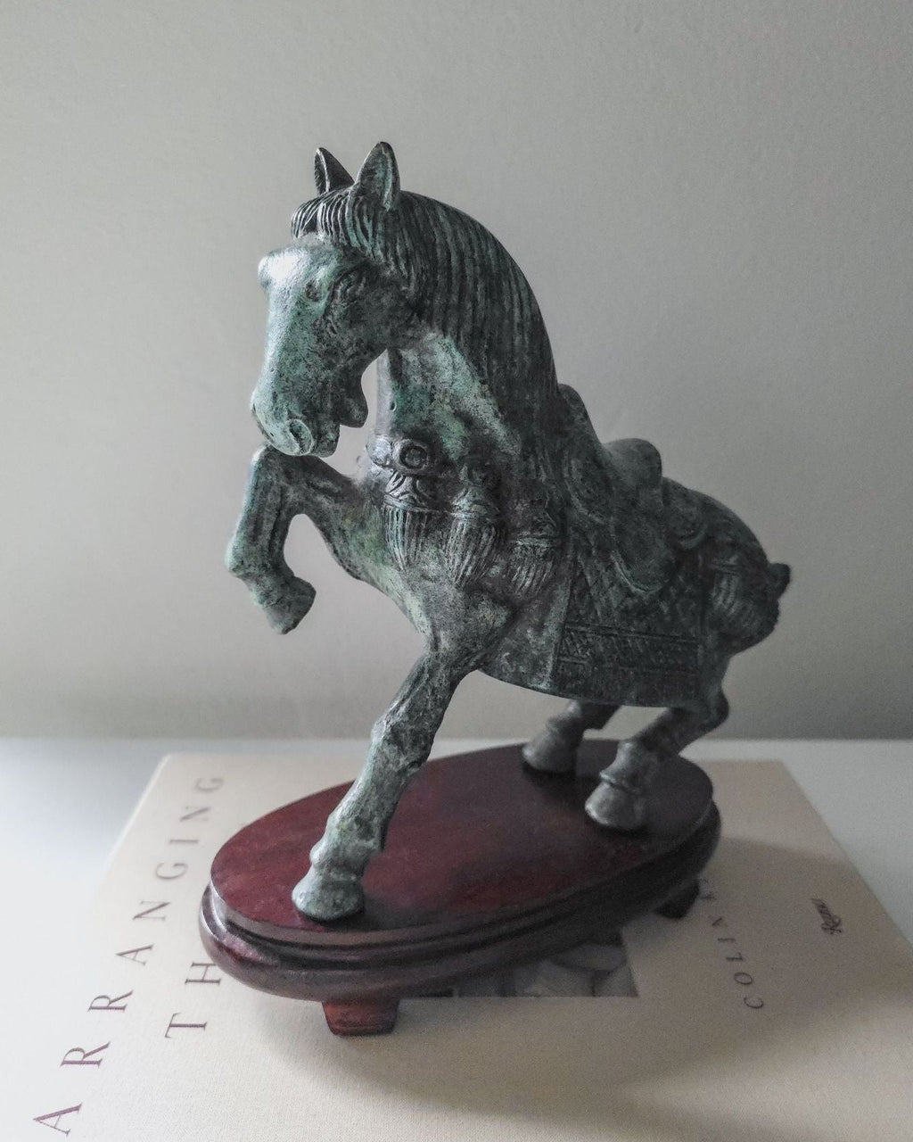 Vintage Bronze Horse Sculpture