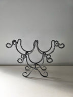 Vintage Twisted Metal Wine Holder