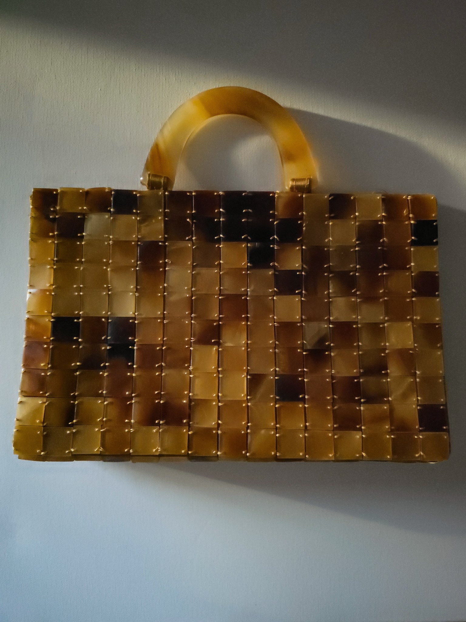 Early 2000s Faux Tortoiseshell Bag