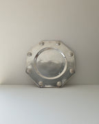 Vintage Octagonal Silver Plated Tray by Valenti Spain