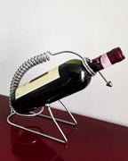 Post Modern Chrome Wine Holder